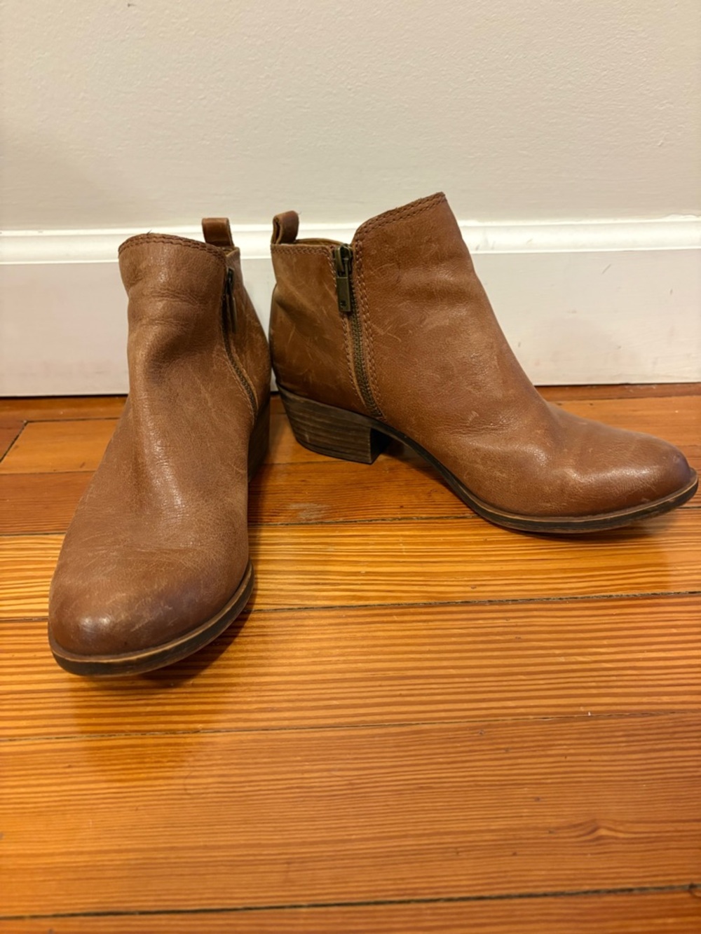 Lucky Brand Basel Leather Booties